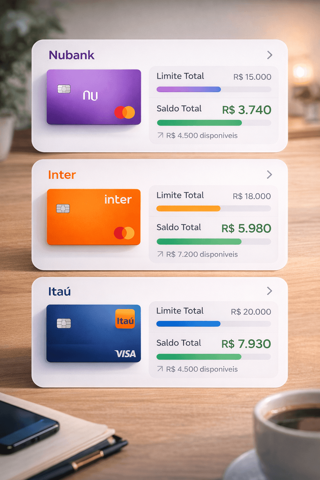 Cartão e pagamentos digitais